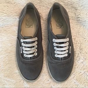 Vans The Authentic canvas sneakers in pewter grey